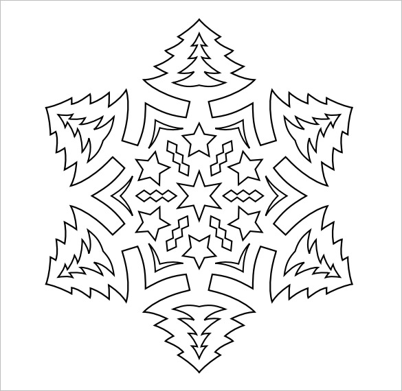 Free Snowflake Patterns To Print