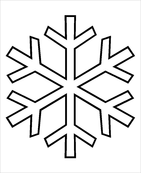 Easy Snowflake Templates Free