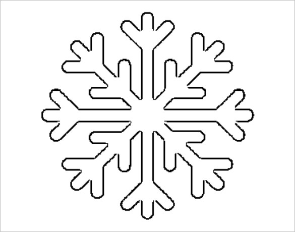 Free Snowflake Template Printable Printable Templates