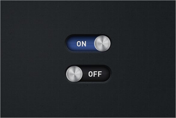 design a set of toggle buttons