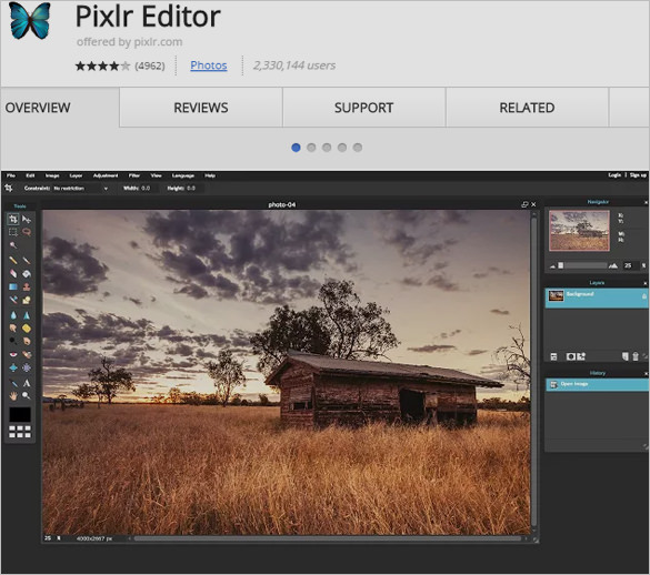 pixlr editor