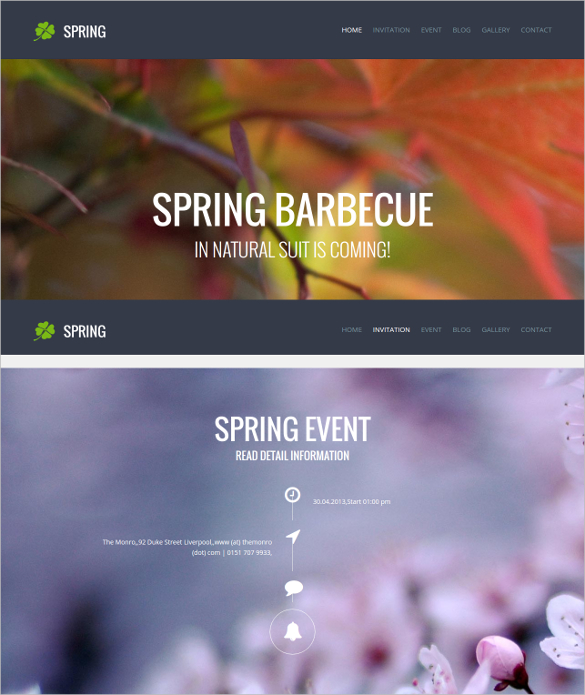 Responsive Christmas Season WordPress Template