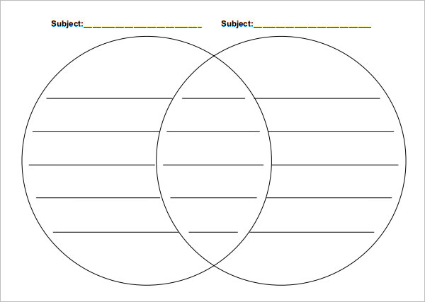 venn diagram template with lines pdf format