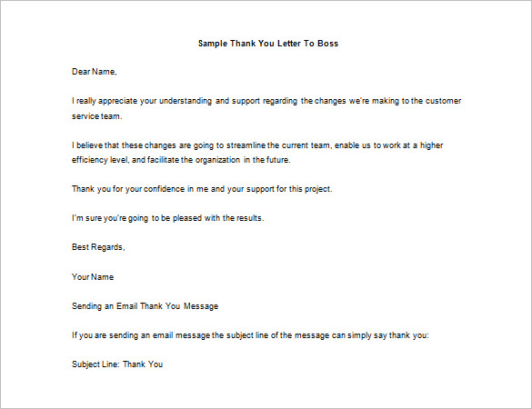 Thank You Letter   57+ Free Word, Excel, PDF, PSD, Format Download!