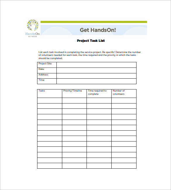 project-task-list-template-10-free-word-excel-pdf-format-download