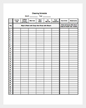 Health-Cleaning-Schedule-Template-PDF-Format