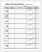 Weekly-Cleaning-Schedule-Template-PDF-Format