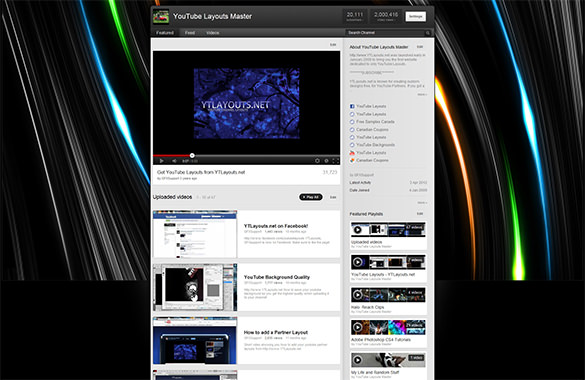 cool burst flares youtube background