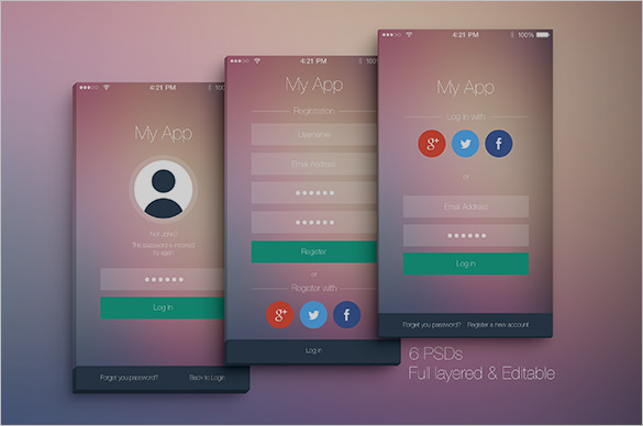 awesome mobile app designs