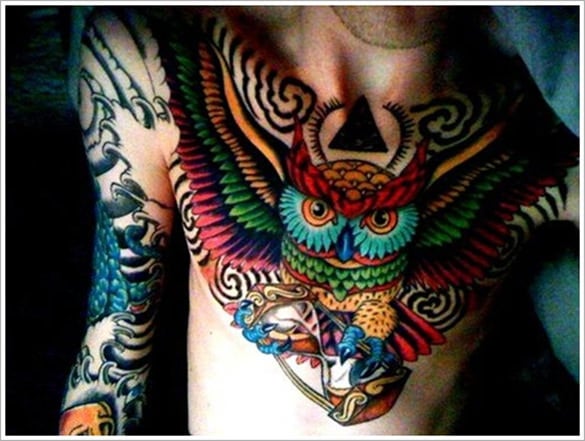 mind-blowing-japanese-tattoo-on-chest