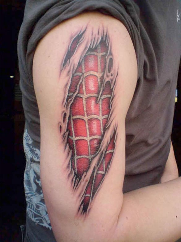 amazing spiderman tattoo