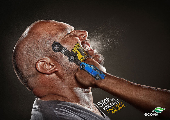 ecovia stop the violence advertisements