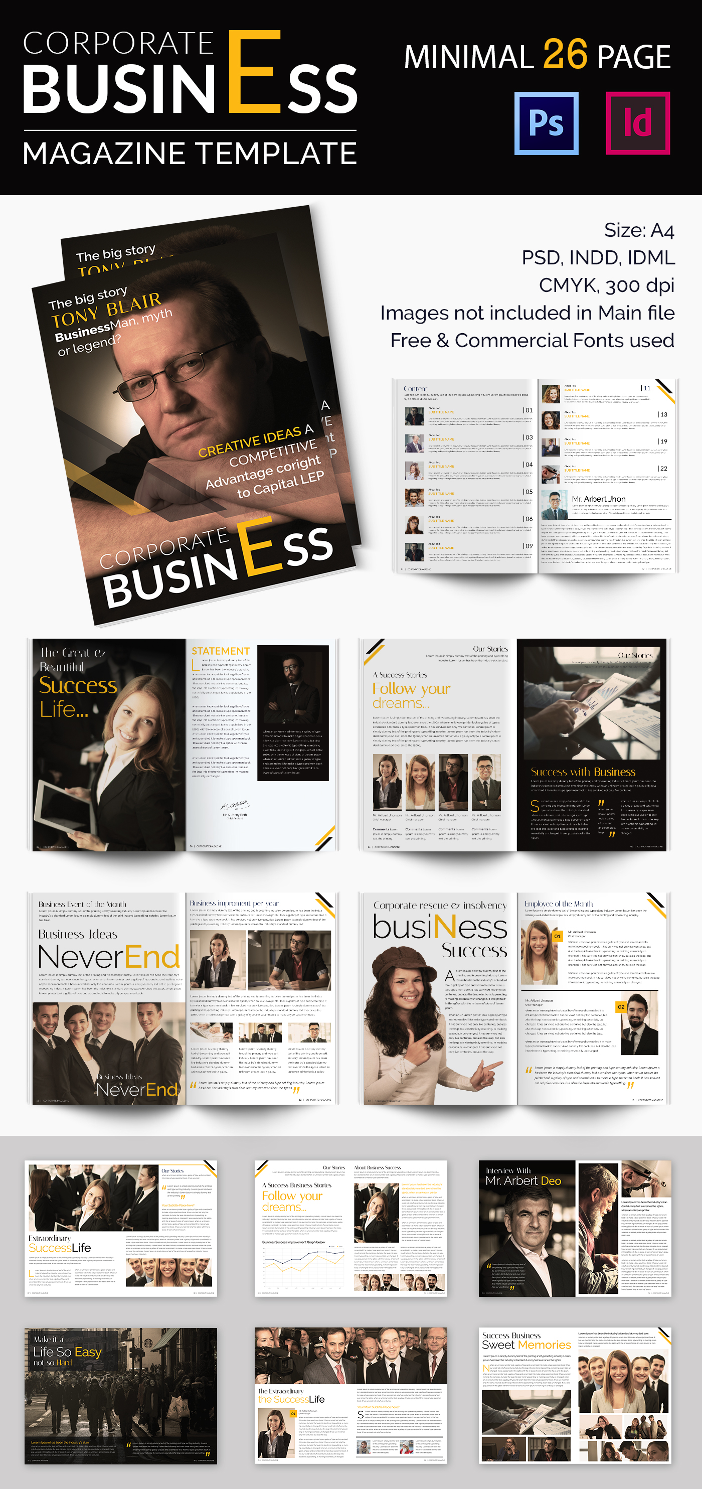 55  Brand New Magazine Templates Free Word PSD EPS AI InDesign