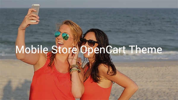 mobile store opencart theme