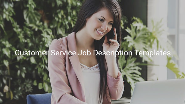 customer service job description template