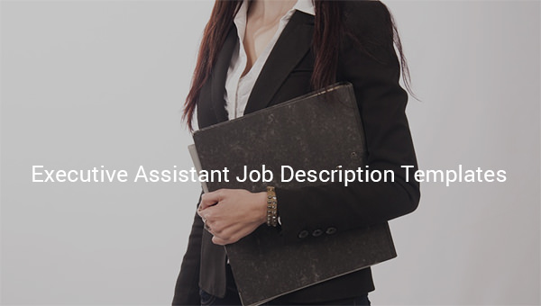 executive assistant job description template executive assistant job description template