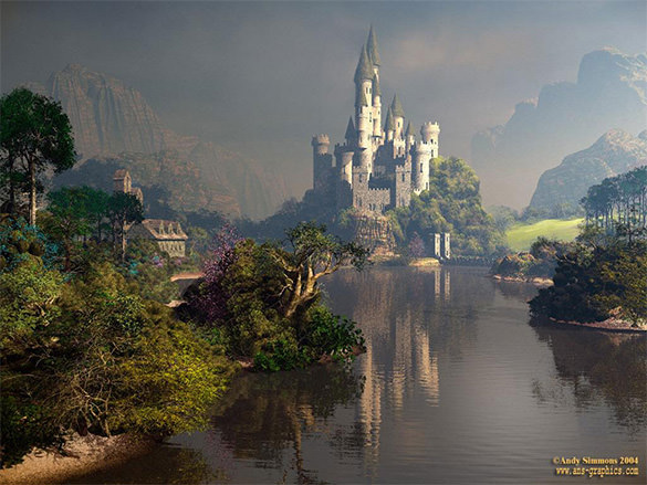 castle fantasy art design