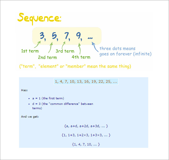 arithmetic sequence calculator with solution