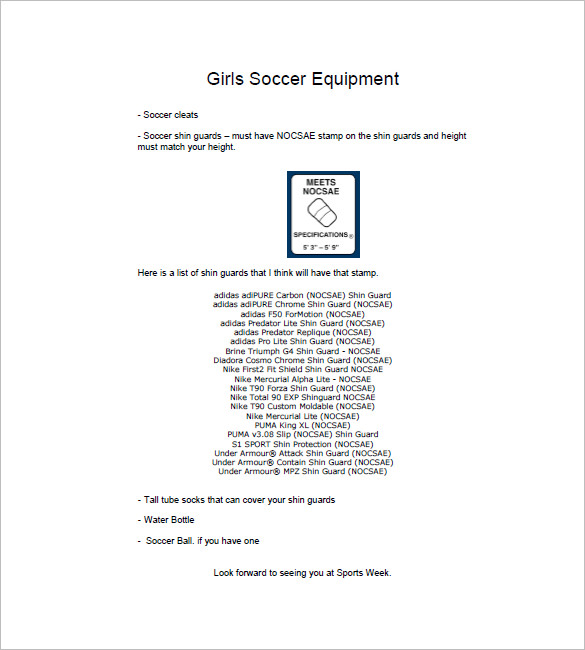 soccer-equipment-list