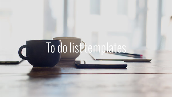to do list templates