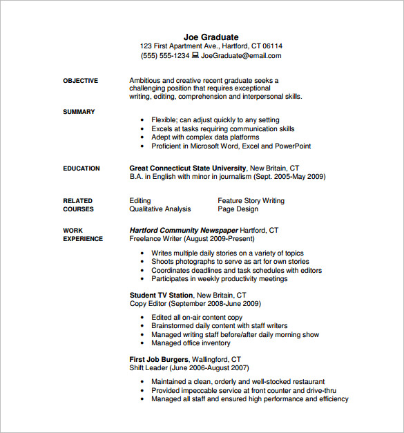 13+ Writer Resume Templates - DOC, Excel, PDF