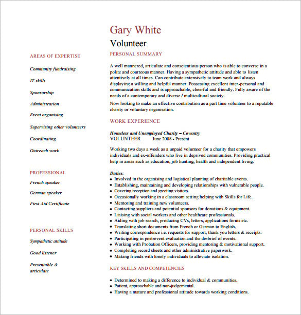 volunteer-tutor-resume-free-pdf-download
