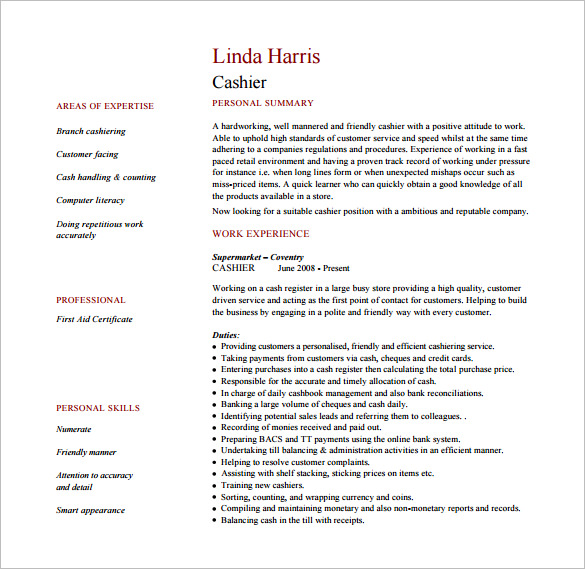 10+ Customer Service Resume Templates - PDF | Word | Apple Pages | DOC ...