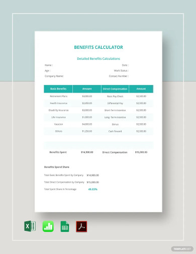 Excel Calculator Template - 29+ Free Excel Documents Download | Free ...