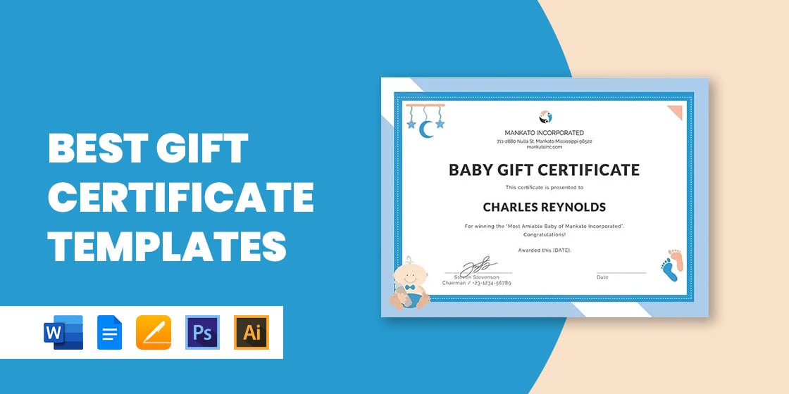 Free Gift Certificate Template  Gift certificate template word, Free gift  certificate template, Gift certificate template