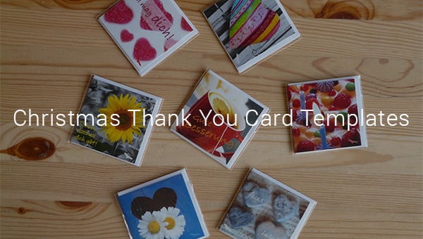 christmas thank you card templates