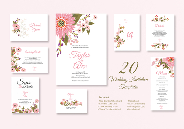 Wedding Invitation Template  71+ Free Printable Word, PDF, PSD, InDesign Format Download 