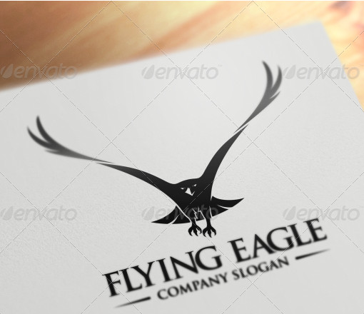 flying eagle logo template