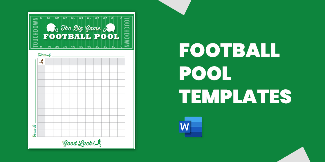 Printable 2023 Football Pool Templates, Sheets, Cards