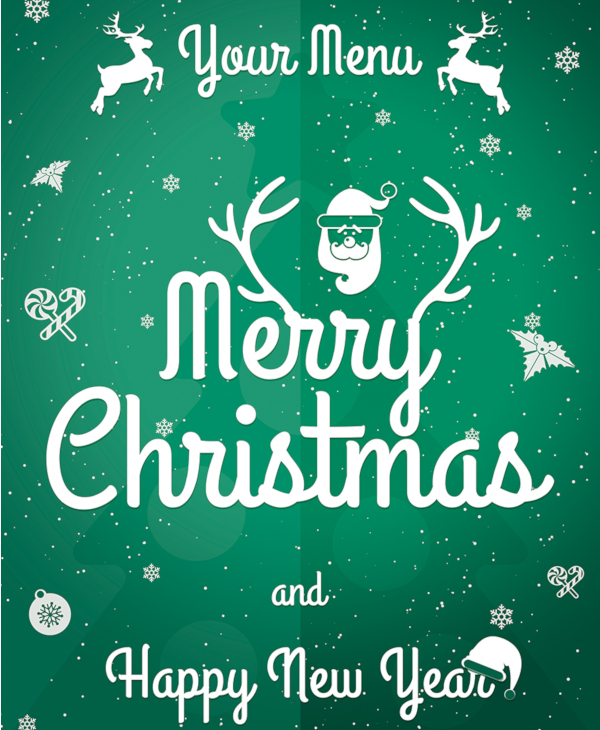 free-merry-christmas-party-menu-template