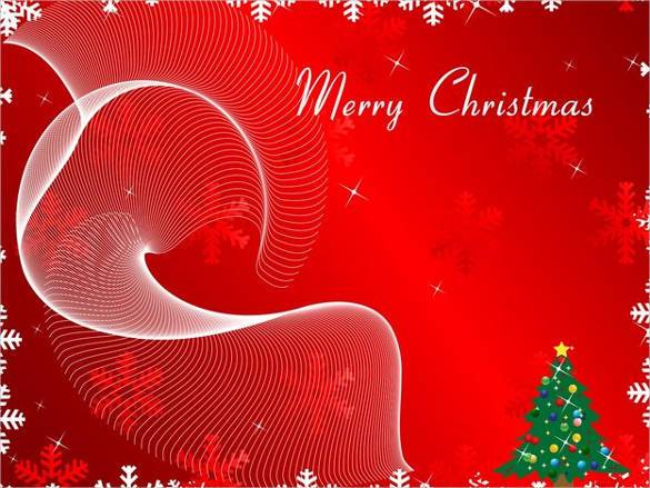 free vector merry christmas background