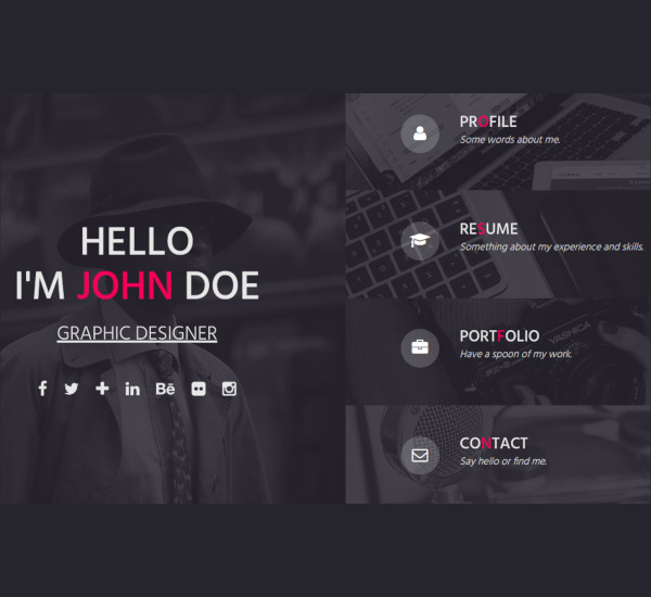Free 38+ HTML5 Resume Templates - Free Samples, Examples Format Download!