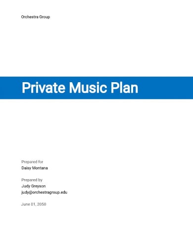 private music lesson plan template