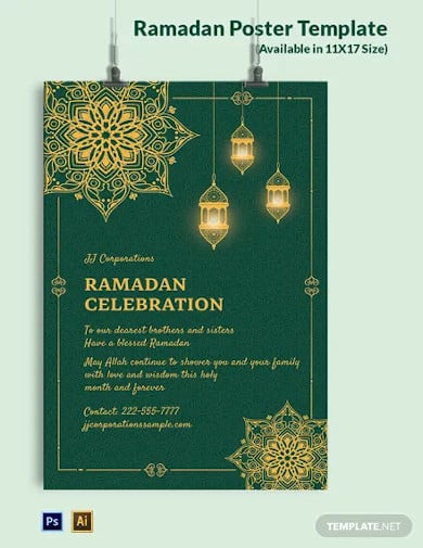 ramadan poster template