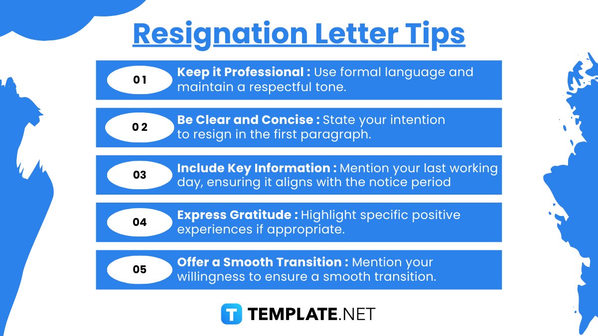 resignation letter tips