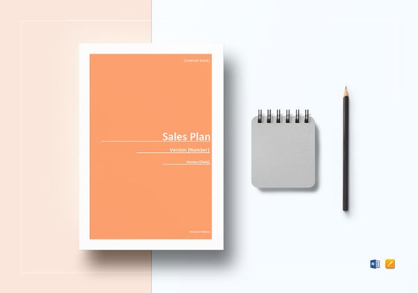 sample sales plan word template