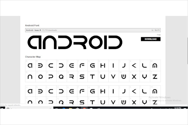 download font format ttf untuk android