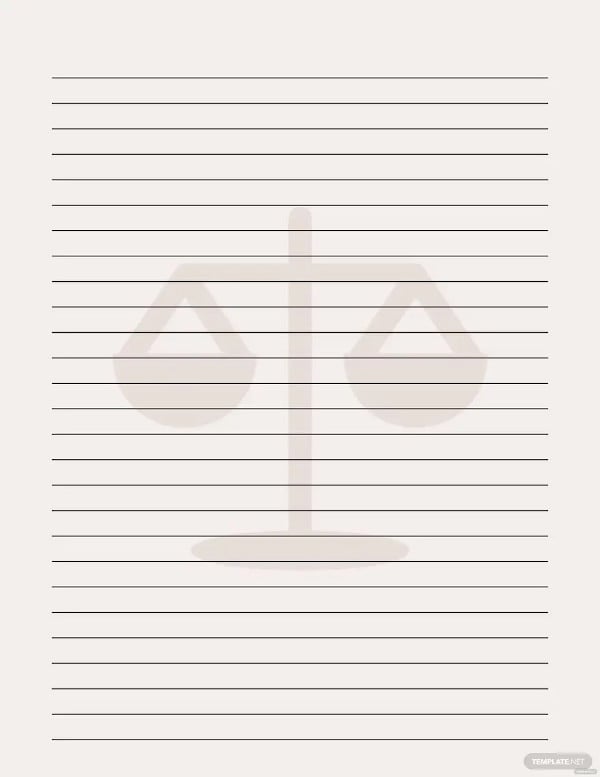 wide lined paper template