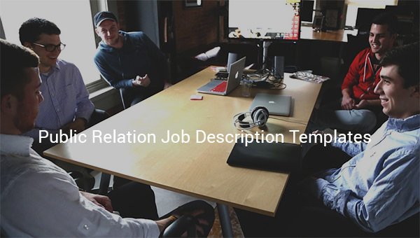 public relation job description template