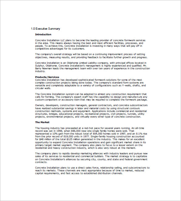 Business Marketing Plan Template 12 Free Word Excel PDF Format 