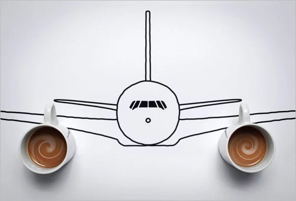 plane clever conceptual art