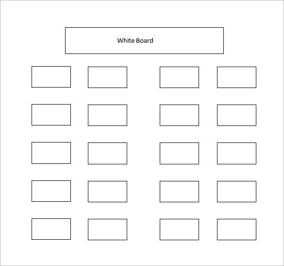 Classroom Seating Chart Template 10 Examples In PDF Word Excel 