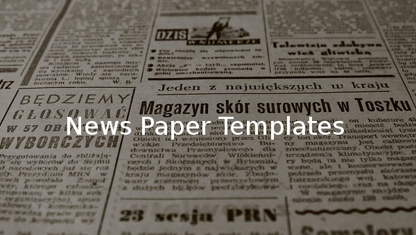 editable old newspaper template for word