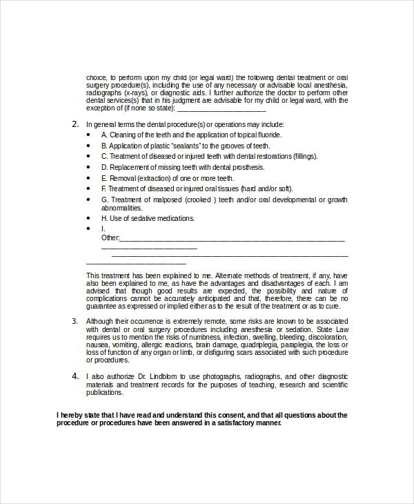 Procedure Note Template