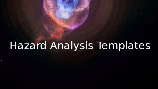 hazard analysis templates