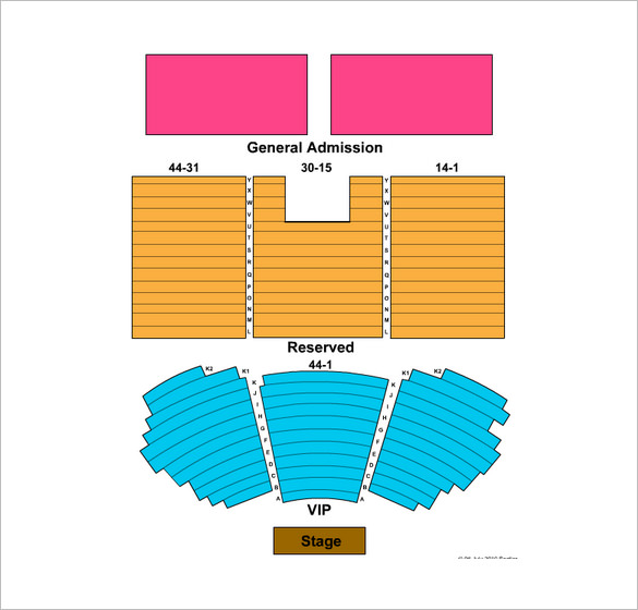 table mountain casino seating chart template